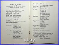 1926 Guards Division Memorial Programme Horse Guards Parade London Connaught Wwi