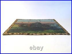 1926 Japanese Army Tank Oil Painting / Middle School Students/ Military Art work