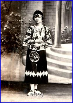 1926 Lovely Young Chinese Brides Chefoo US Sailor Yangtze Photo Lot Of 2 F168