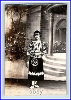 1926 Lovely Young Chinese Brides Chefoo US Sailor Yangtze Photo Lot Of 2 F168