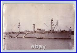 1926 U. S. S. Blackhawk Yangtze River Patrol US Navy Chefoo Harbor Photo #7K