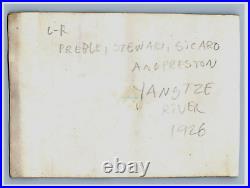 1926 U. S. S. Sicard Stewart Preble Yangtze River Patrol US Navy Chefoo Photo #7K