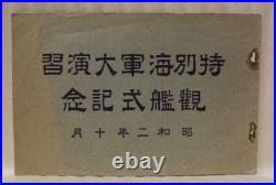1927 Imperial Japanese Navy Grand Maneuvers Fleet Review Photo Album Mutsu