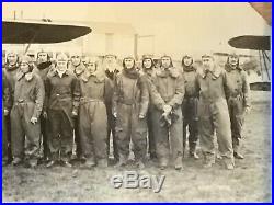 1927 Selfridge Field US Army Air Service Aviation PANORAMA Photo PURSUIT PILOTS