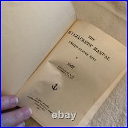 1927 The Bluejackets' Manual 7th Ed United States NAVY USN