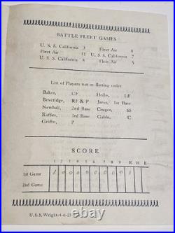 1927 US Fleet Baseball Championship USS Wright California Guantanamo Program