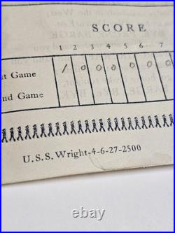 1927 US Fleet Baseball Championship USS Wright California Guantanamo Program