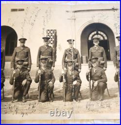 1928 YARDLONG PHOTO 106TH PLATOON USMC MARINE CORPS SAN DIEGO IDENTIFIED w HOME