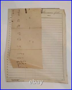 1929 Original Blueprint Schofield Barracks Division Review Field Survey, Hawaii