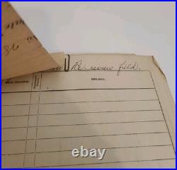 1929 Original Blueprint Schofield Barracks Division Review Field Survey, Hawaii