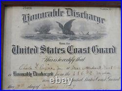 1929 USCG Honorable Discharge Charles F. Payne Jr USCGC Modoc WPG-46 Military