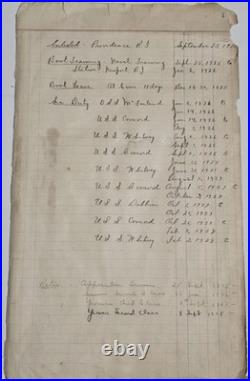 1929 USS Whitney AD-4 Log Robert Dinty Moore Fleet Problem IX Navy Ephemera