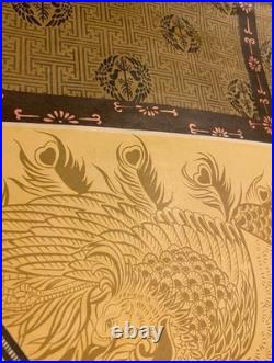 1930 Imperial Japanese Emperor Hirohito Naval Review Scroll Nagato Mutsu WWII