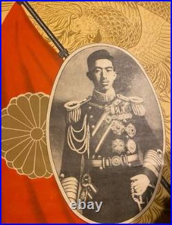 1930 Imperial Japanese Emperor Hirohito Naval Review Scroll Nagato Mutsu WWII