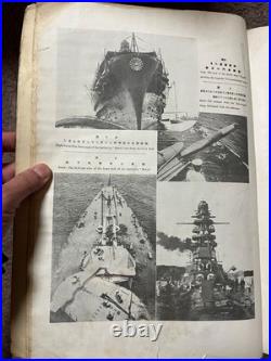 1930 Imperial Japanese Navy Photo Album with Battleships, Naval Schools, Flags
