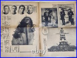 1930 Japanese World Navies Illustrated Book Battleships Aircraft Carriers Navy