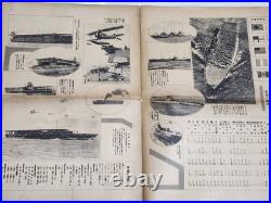 1930 Japanese World Navies Illustrated Book Battleships Aircraft Carriers Navy