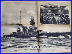 1930 Japanese World Navies Illustrated Book Battleships Aircraft Carriers Navy