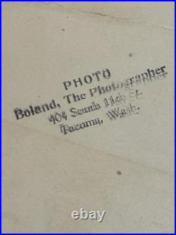 1930 Original Marvin Boland 8x10 Photo Washington National Guard 161st Inf Co I