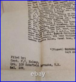 1930 Schofield Barracks Signal Corps Xmas Radio Greetings Docs & 1929 Notice