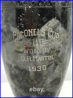 1930 US Army Rock Island Arsenal Golf Club Colonels Cup Named Trophy