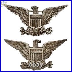 1930's Army Usmc Colonel War Eagles Navy Captain Insignia 1-3/8 X 3/4 Size #02