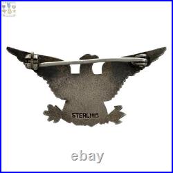 1930's Army Usmc Colonel War Eagles Navy Captain Insignia 1-3/8 X 3/4 Size #02