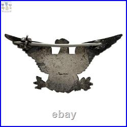 1930's Army Usmc Colonel War Eagles Navy Captain Insignia 1-3/8 X 3/4 Size #02