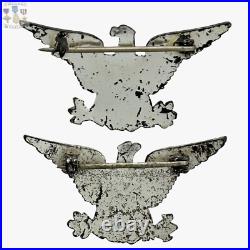 1930's Army Usmc Colonel War Eagles Navy Captain Insignia 1-3/8 X 5/8 Size #111