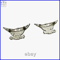 1930's Army Usmc Colonel War Eagles Navy Captain Insignia 1-3/8 X 5/8 Size #111