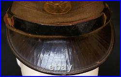 1930's Interwar Era US Army Enlisted Service Visor Hat Cap'Lee F Ridout' Rgt HQ