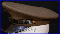 1930's Interwar Era US Army Enlisted Service Visor Hat Cap'Lee F Ridout' Rgt HQ