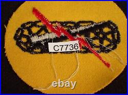 1930's Interwar US Army 7th Cavalry Mechanized Brigade SSI Shoulder Patch, Wool