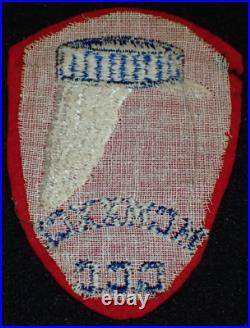 1930's U. S. Civilian Conservation Corps CCC Camp MCMXXCI SSI Wool Shoulder Patch