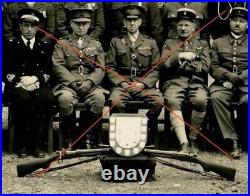 1930's WW2 Photo Marine Raider Evans Carlson Shanghai Peking China Officers USMC