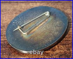 1930s Imperial Japan Good Luck in Battle Badge Toyo Youth Group with Box