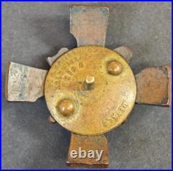 1930s Latvia Republic Cross Engineering-Sapper regiment Screw Badge #2075