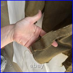 1930s Men Military Private Purchase Button Down Shirt Army WWI WWII WW2 WW1