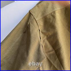 1930s Men Military Private Purchase Button Down Shirt Army WWI WWII WW2 WW1