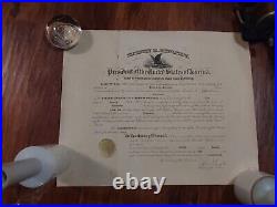 1930s US Coast Guard Sailor Archive Presidential Certificates Scrapbooks Yale