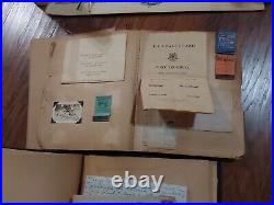 1930s US Coast Guard Sailor Archive Presidential Certificates Scrapbooks Yale