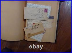 1930s US Coast Guard Sailor Archive Presidential Certificates Scrapbooks Yale