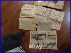 1930s US Coast Guard Sailor Archive Presidential Certificates Scrapbooks Yale