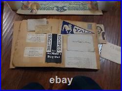 1930s US Coast Guard Sailor Archive Presidential Certificates Scrapbooks Yale