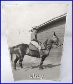 1931 SGT PETER McGLONE Horse IRISH Troop A 1st Cavalry Marfa Texas Photograph