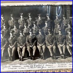 1932-3 Us Army Quartermaster Corps Officers Class Vintage Photo Philadelphia Pa