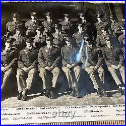 1932-3 Us Army Quartermaster Corps Officers Class Vintage Photo Philadelphia Pa