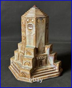 1932 Imperial Japanese Army Manchuria Memorial Tower with Battlefield Sand