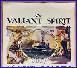 1932 Valiant Spirit Of Our Navy Makes Better Americans Enlist Poster J W Burbank
