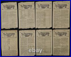 1932 vintage FORT GEORGE G. MEADE newsletters 27 issues THE DEFENDER + 2 BLANKS